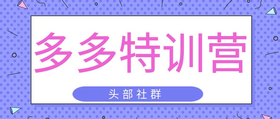 G主任-多多特训营2026年5月14更新(价值5288元)